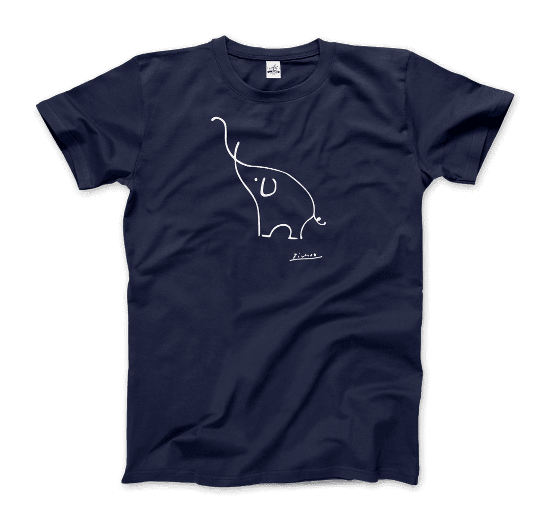 Pablo Picasso Elephant Sketch Artwork T-Shirt