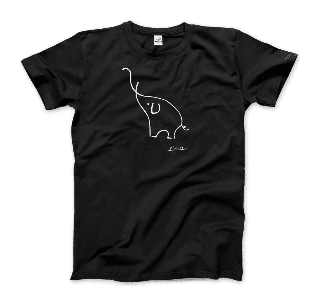 Pablo Picasso Elephant Sketch Artwork T-Shirt