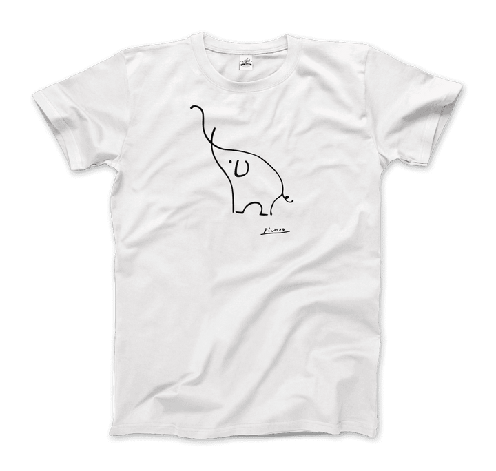 Pablo Picasso Elephant Sketch Artwork T-Shirt