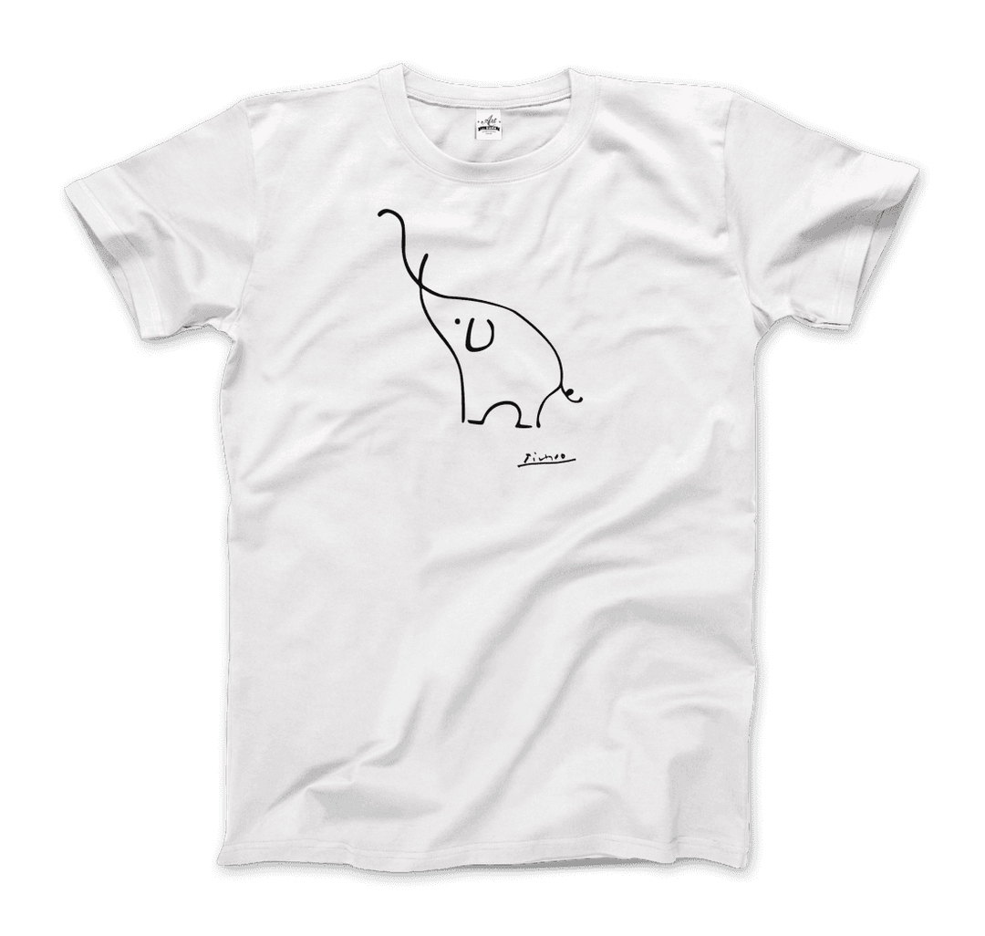 Pablo Picasso Elephant Sketch Artwork T-Shirt