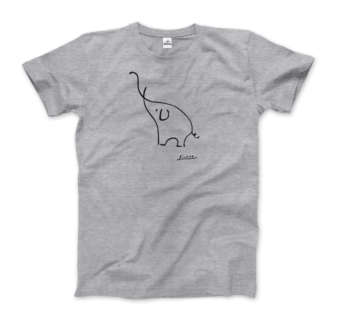 Pablo Picasso Elephant Sketch Artwork T-Shirt