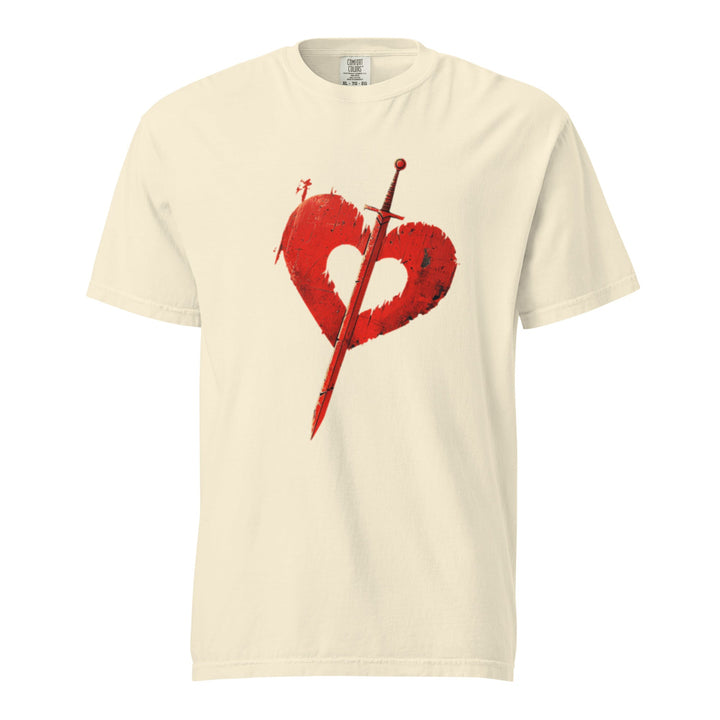 "Pierced-Love" garment-dyed heavyweight t-shirt - Polendo Design Tops &amp; Tees - T-Shirts