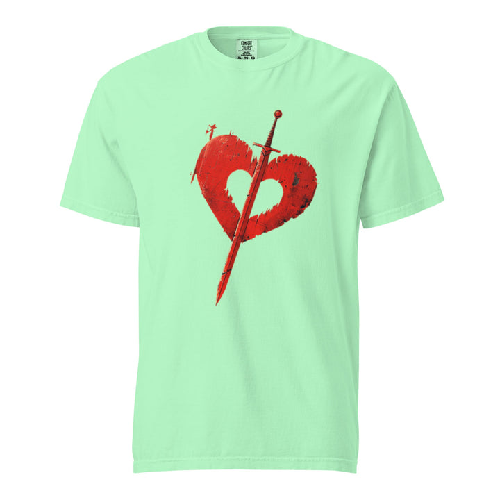 "Pierced-Love" garment-dyed heavyweight t-shirt - Polendo Design Tops &amp; Tees - T-Shirts
