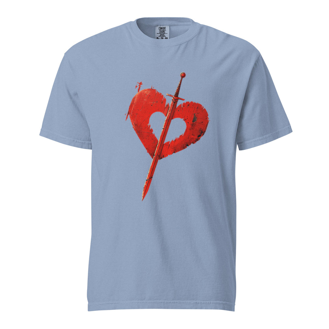 "Pierced-Love" garment-dyed heavyweight t-shirt - Polendo Design Tops &amp; Tees - T-Shirts