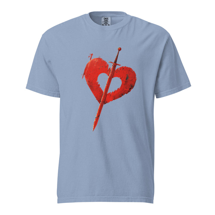 "Pierced-Love" garment-dyed heavyweight t-shirt - Polendo Design Tops &amp; Tees - T-Shirts