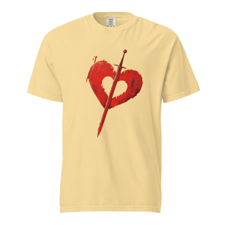 "Pierced-Love" garment-dyed heavyweight t-shirt - Polendo Design Tops &amp; Tees - T-Shirts
