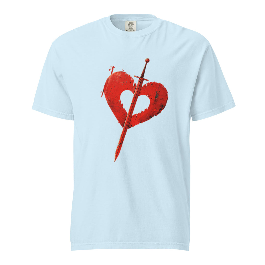 "Pierced-Love" garment-dyed heavyweight t-shirt - Polendo Design Tops &amp; Tees - T-Shirts