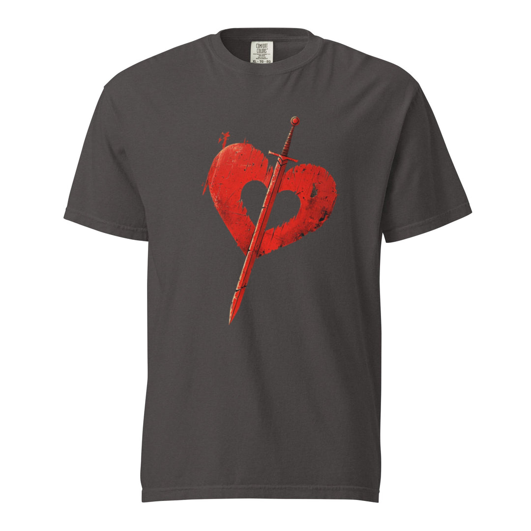 "Pierced-Love" garment-dyed heavyweight t-shirt - Polendo Design Tops &amp; Tees - T-Shirts