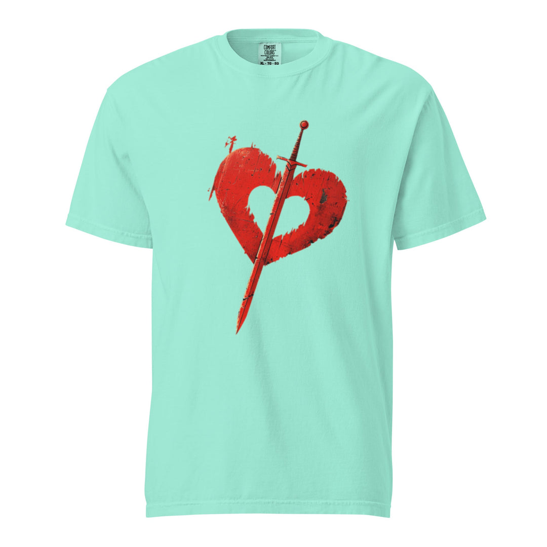 "Pierced-Love" garment-dyed heavyweight t-shirt - Polendo Design Tops &amp; Tees - T-Shirts
