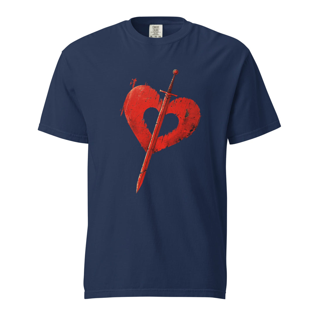 "Pierced-Love" garment-dyed heavyweight t-shirt - Polendo Design Tops &amp; Tees - T-Shirts