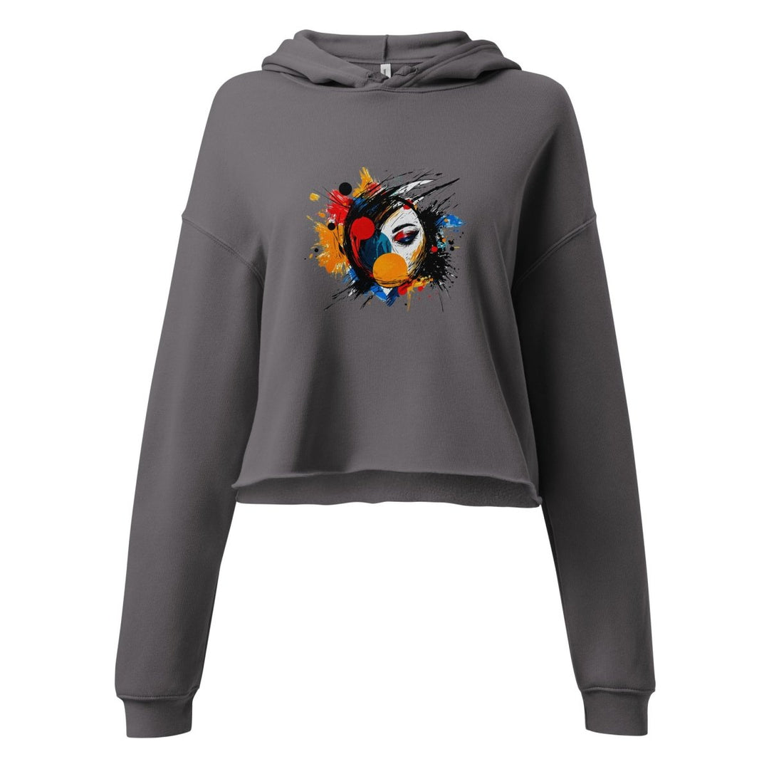 Women’s Polendo Chromatic Muse Crop Hoodie - Polendo Design Polendo Chromatic Muse Crop Hoodie