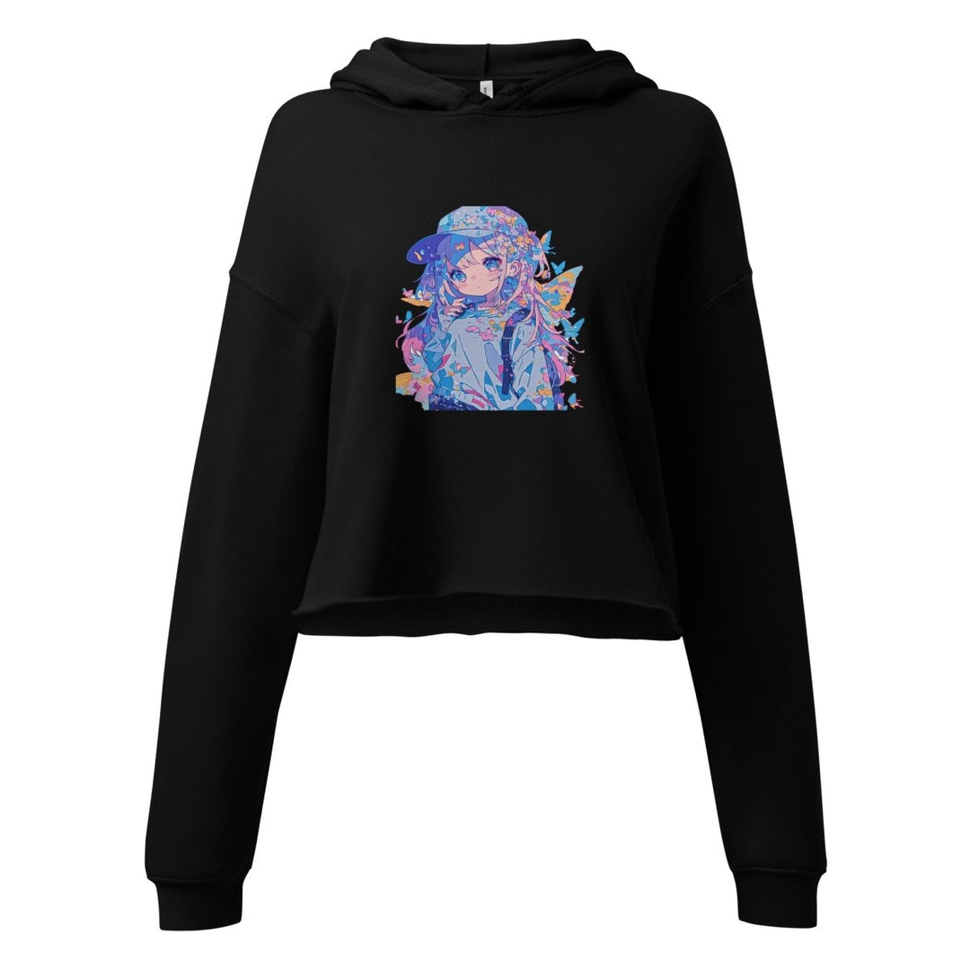 Polendo Dreamwave Girl Crop Hoodie - Polendo Design Polendo Dreamwave Girl Crop Hoodie