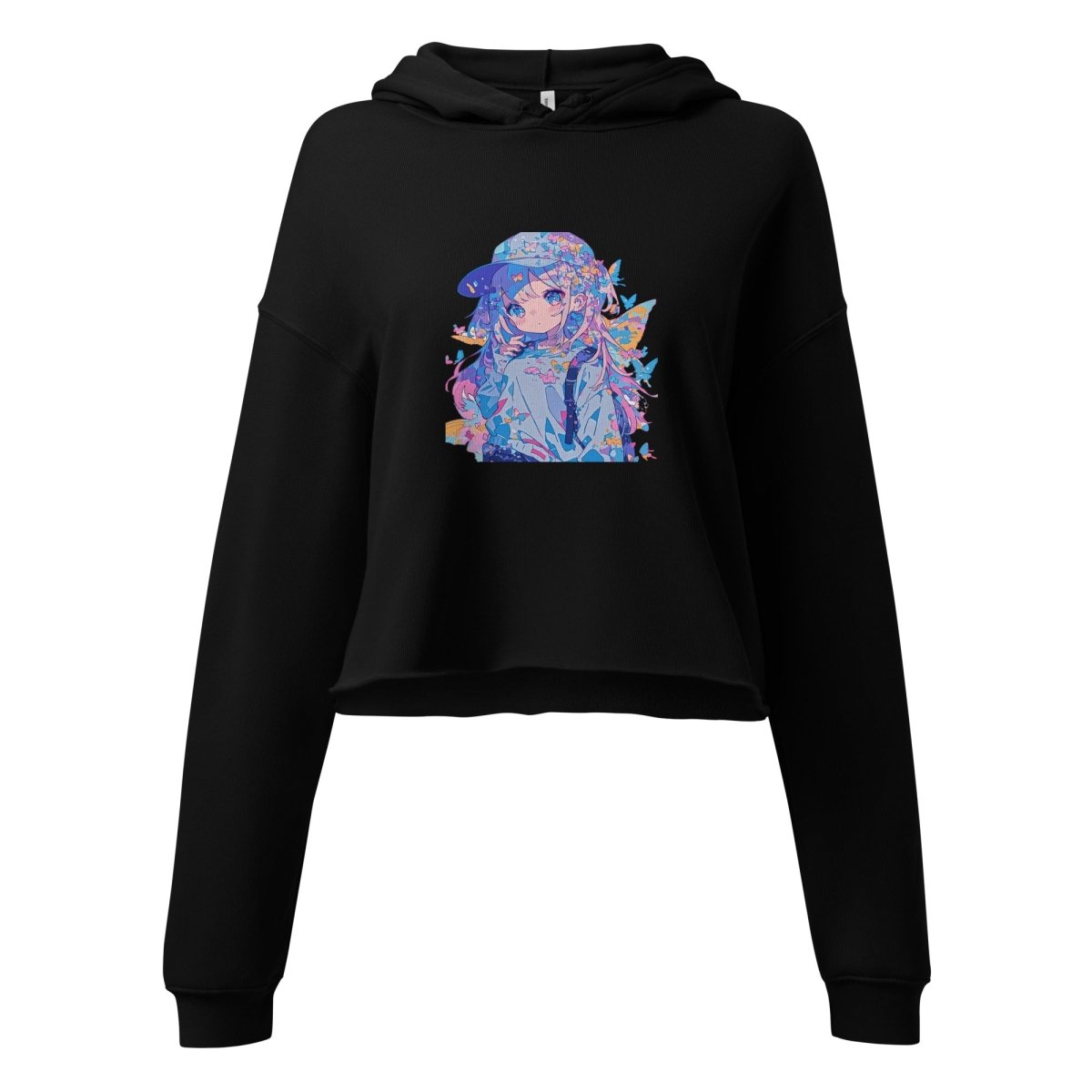 Polendo Dreamwave Girl Crop Hoodie - Polendo Design Polendo Dreamwave Girl Crop Hoodie