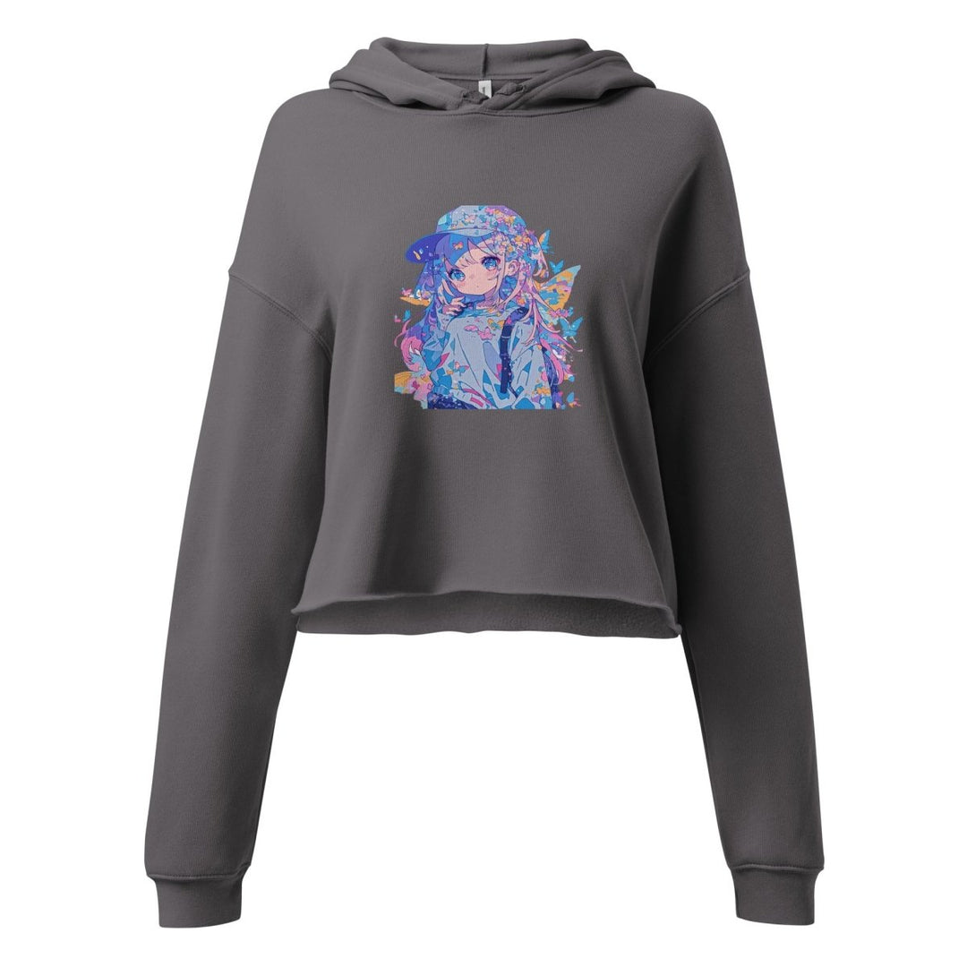 Polendo Dreamwave Girl Crop Hoodie - Polendo Design Polendo Dreamwave Girl Crop Hoodie