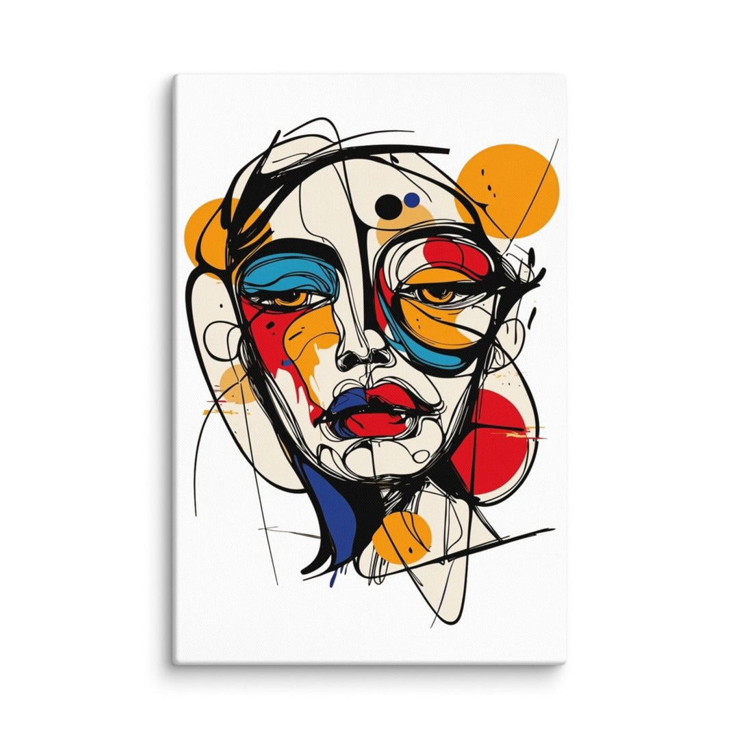 Polendo Fragmented Muse Canvas Wall Art - Polendo Design Polendo Fragmented Muse Canvas