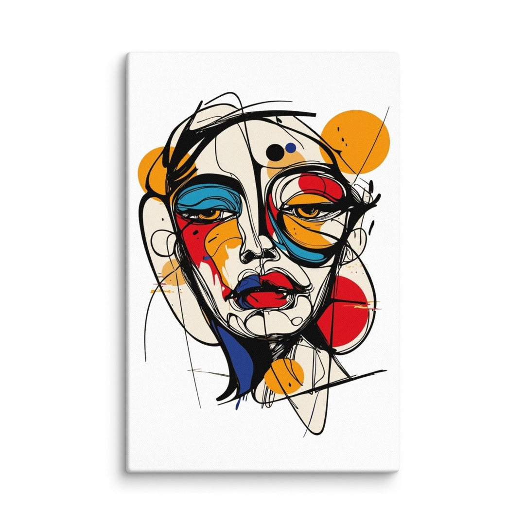 Polendo Fragmented Muse Canvas Wall Art - Polendo Design Polendo Fragmented Muse Canvas