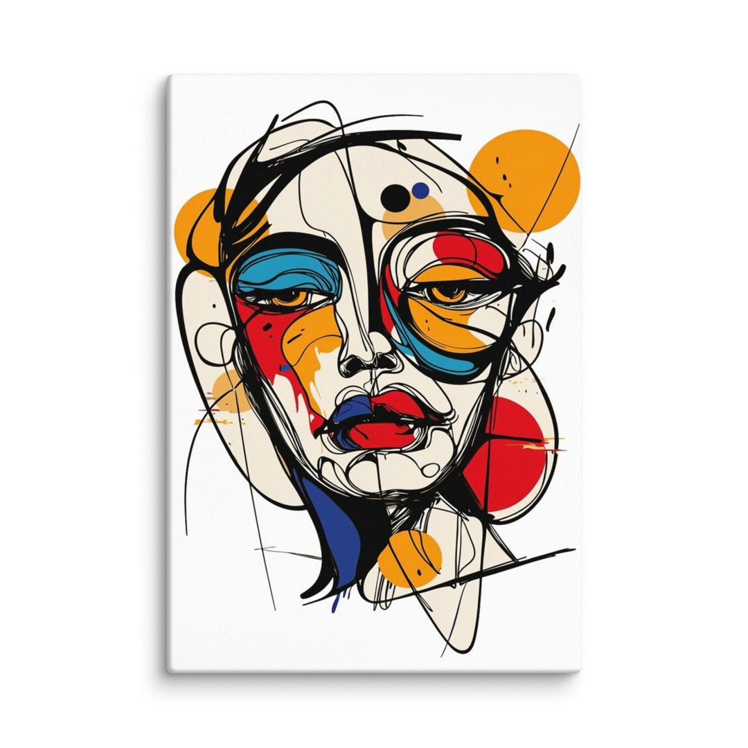 Polendo Fragmented Muse Canvas Wall Art - Polendo Design Polendo Fragmented Muse Canvas