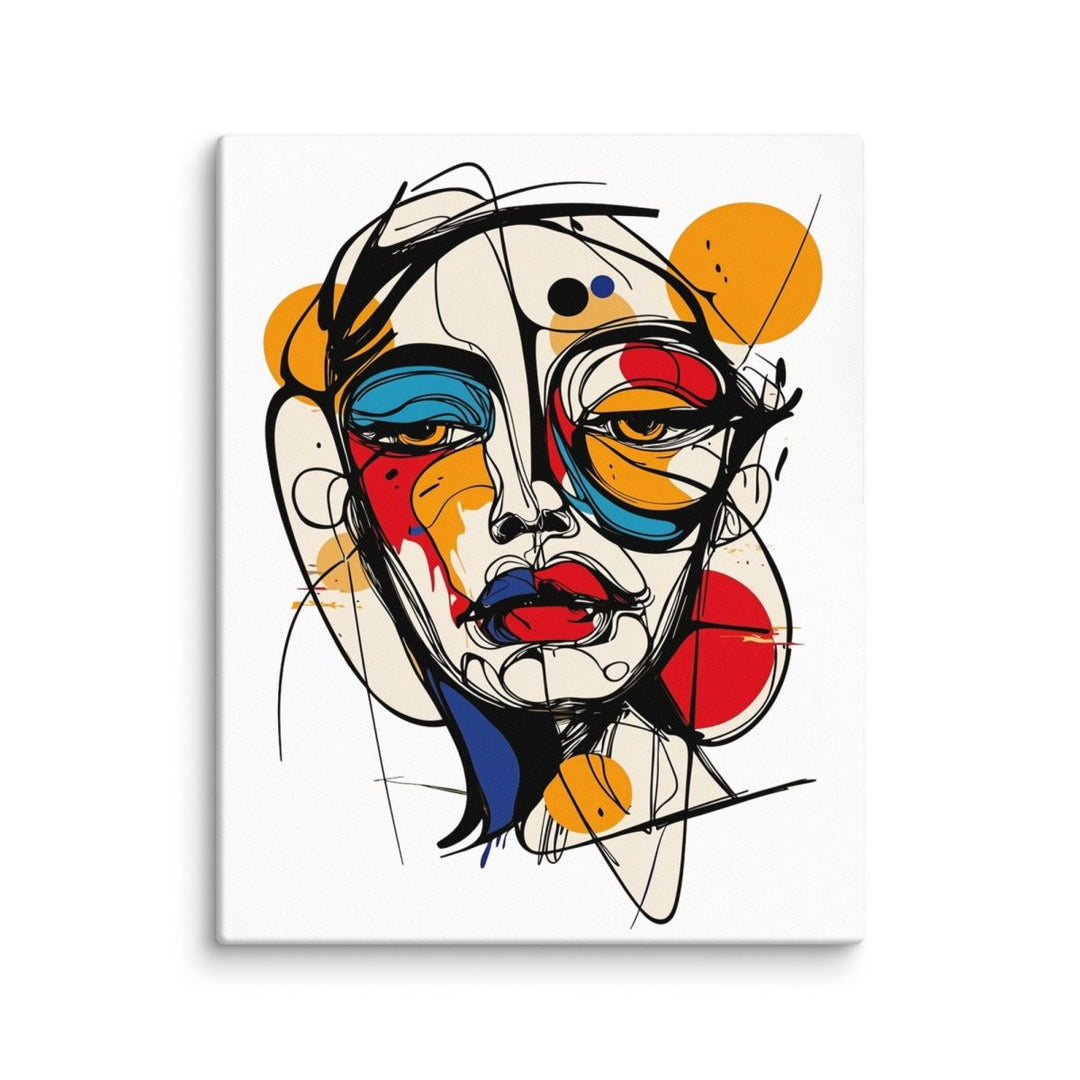Polendo Fragmented Muse Canvas Wall Art - Polendo Design Polendo Fragmented Muse Canvas