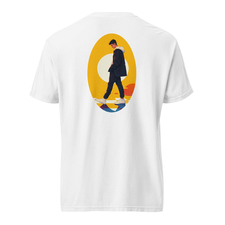 Polendo Golden Path T-Shirt – Bold Minimal Streetwear Design - Polendo Design Polendo Golden Path T-Shirt