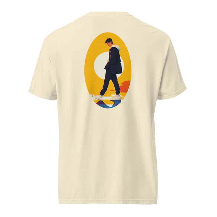 Polendo Golden Path T-Shirt – Bold Minimal Streetwear Design - Polendo Design Polendo Golden Path T-Shirt