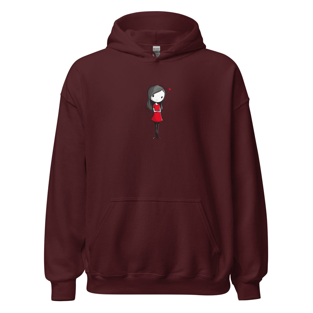 Quiet little Love Unisex Hoodie - Polendo Design cute love hoodie