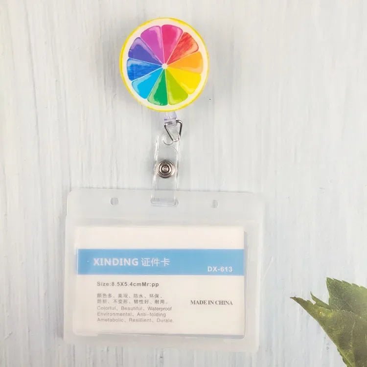 Retractable Badge Reel for ID Cards - Polendo Design Retractable Badge Reel
