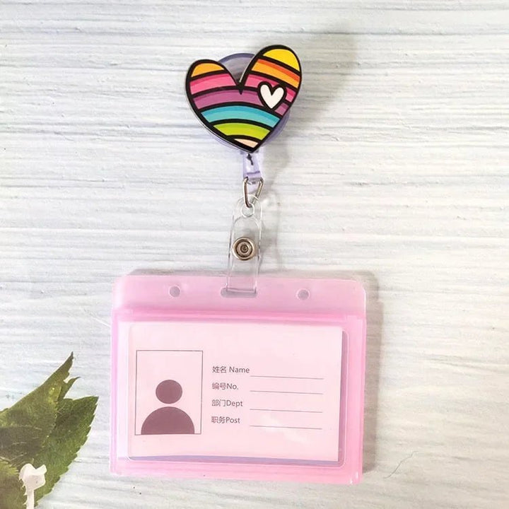 Retractable Badge Reel for ID Cards - Polendo Design Retractable Badge Reel