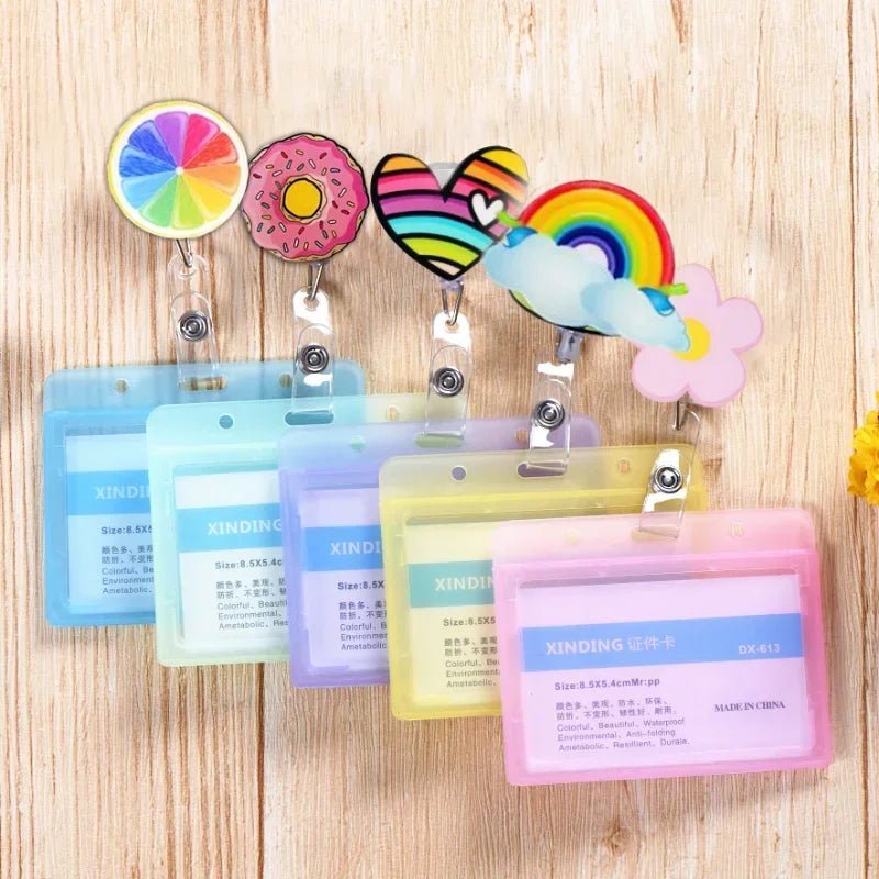 Retractable Badge Reel for ID Cards - Polendo Design Retractable Badge Reel
