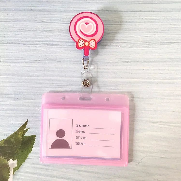 Retractable Badge Reel for ID Cards - Polendo Design Retractable Badge Reel