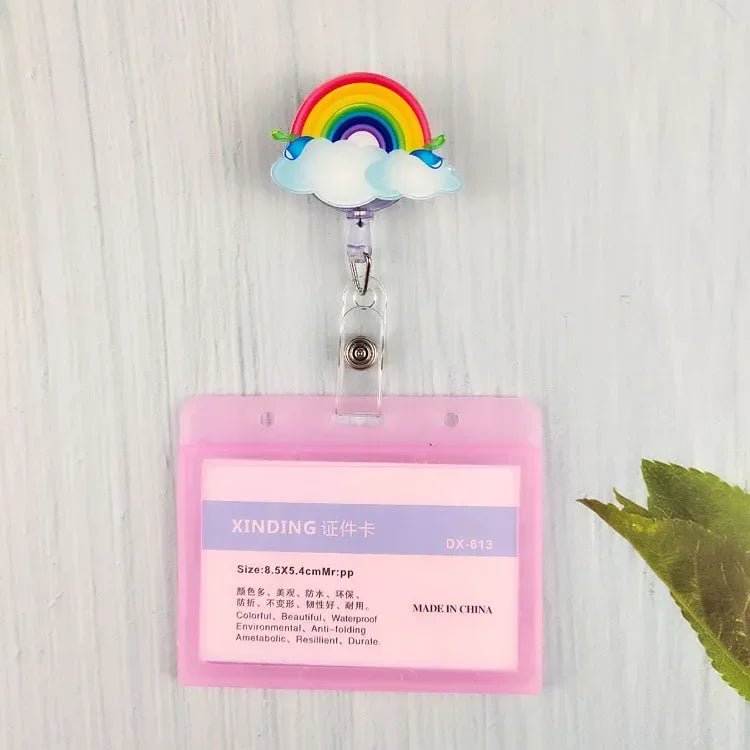 Retractable Badge Reel for ID Cards - Polendo Design Retractable Badge Reel
