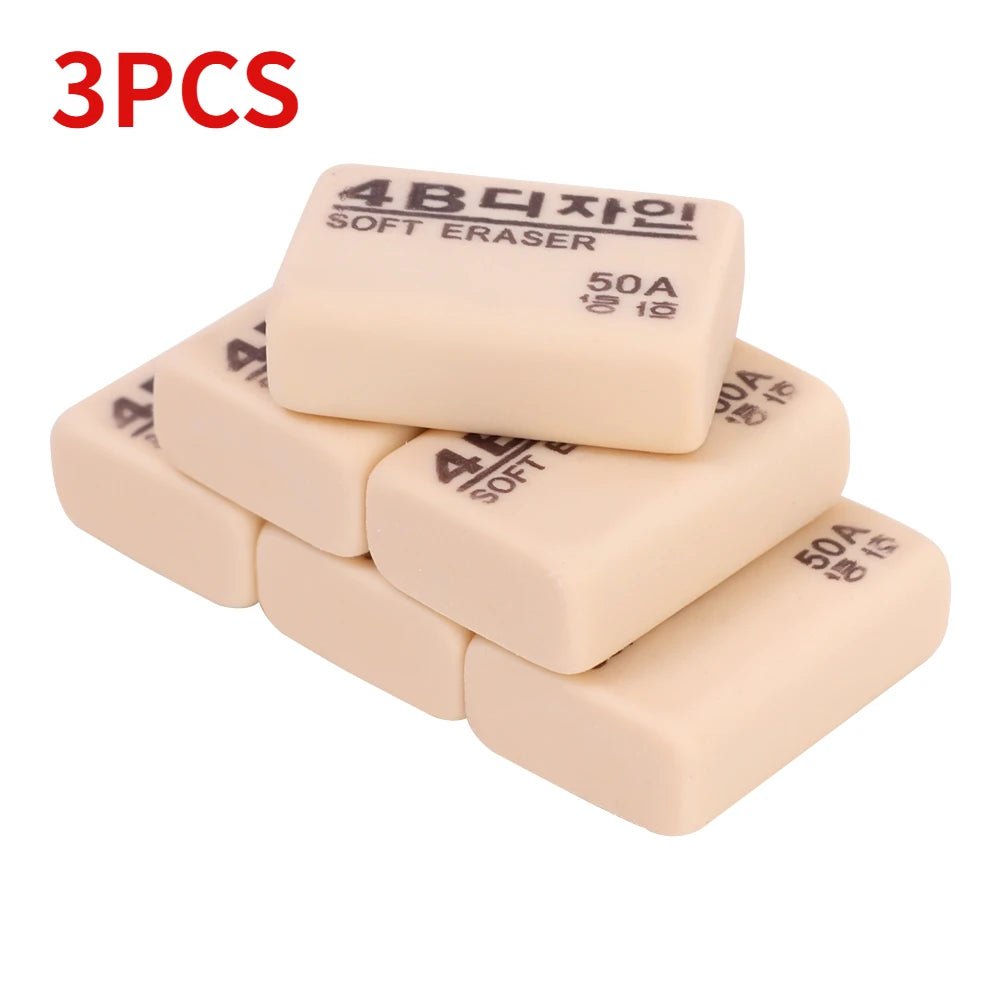 Rubber Erasers for School &amp; Drawing – 1 to 10 Pack - Polendo Design