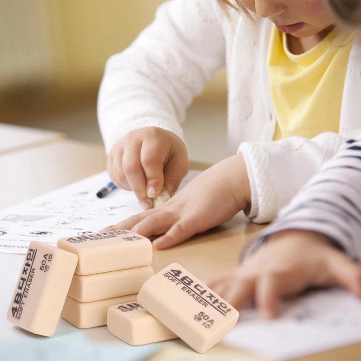 Rubber Erasers for School &amp; Drawing – 1 to 10 Pack - Polendo Design