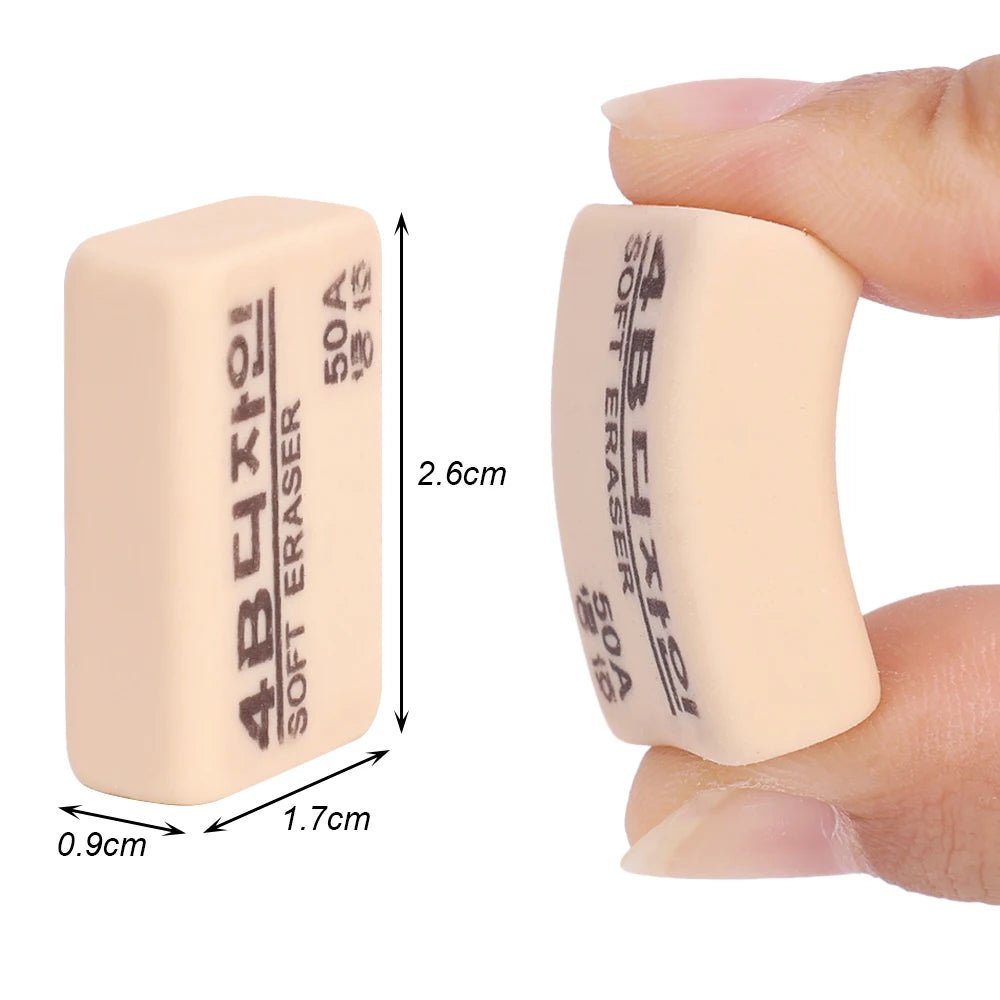 Rubber Erasers for School &amp; Drawing – 1 to 10 Pack - Polendo Design