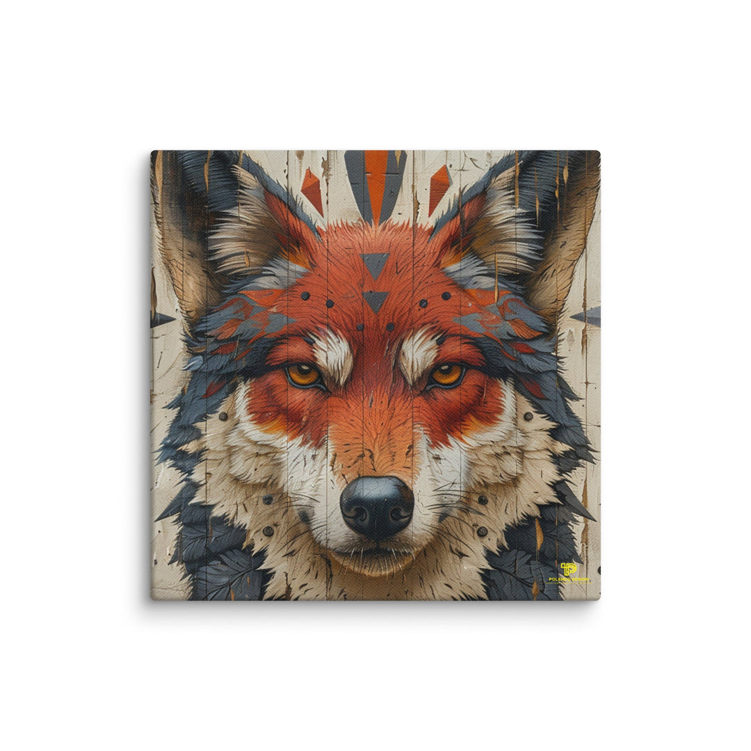 The Architect of Cunning Fox Canvas Wall Art - Polendo Design fox canvas wall art