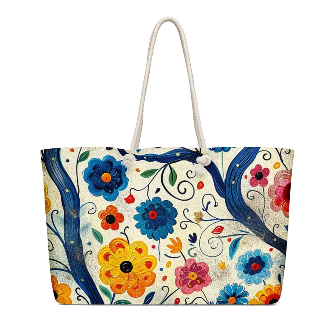 Midnight Garden Walk Oversized Weekender Bag - Polendo Design Midnight Garden Walk oversized weekender bag