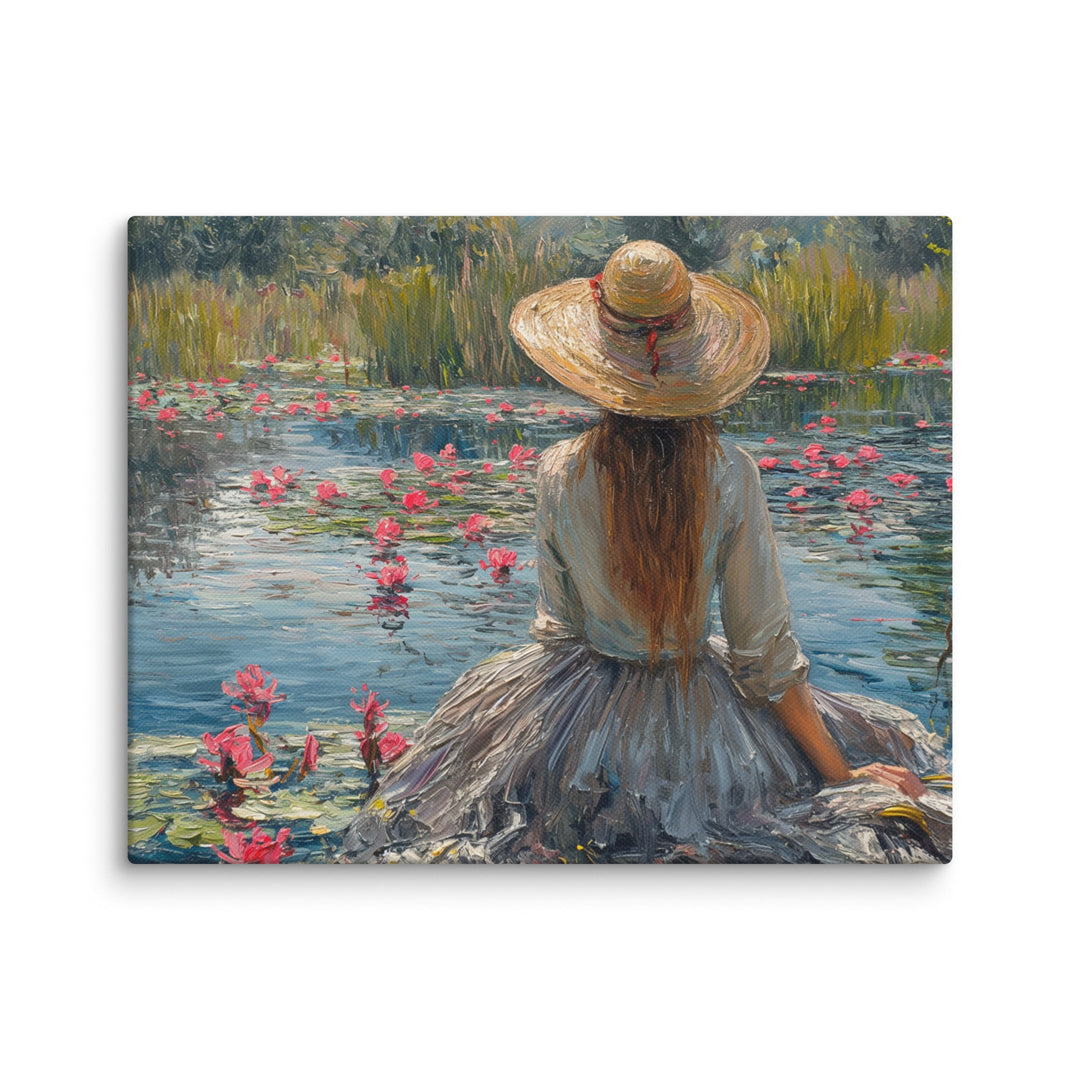 The Scent of Summer Impressionist Summer Canvas Wall Art - Polendo Design impressionist summer canvas wall art