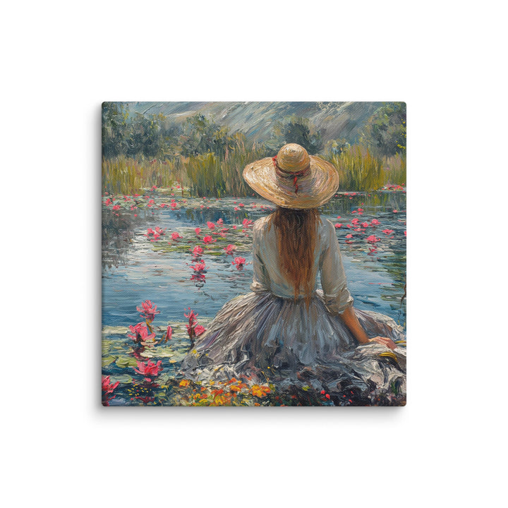 The Scent of Summer Impressionist Summer Canvas Wall Art - Polendo Design impressionist summer canvas wall art