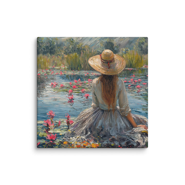 The Scent of Summer Impressionist Summer Canvas Wall Art - Polendo Design impressionist summer canvas wall art