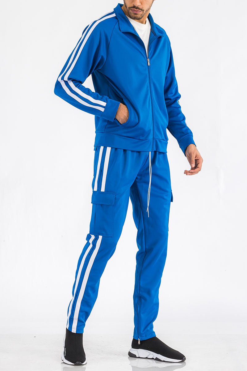 Two Stripe Cargo Pant Set - Polendo Design