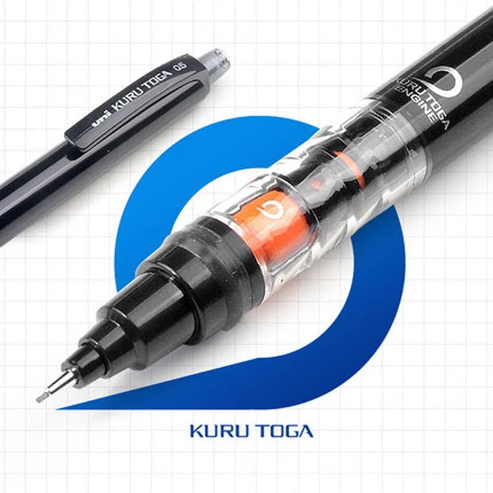 UNI Kuru Toga M5-452 0.5mm Mechanical Pencil - Polendo Design uni kuru toga m5-452 0.5mm mechanical pencil