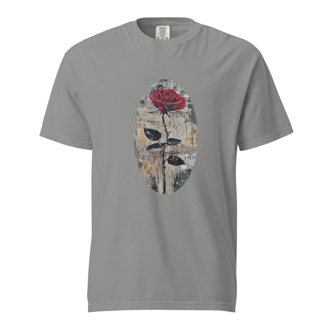 Polendo Crimson Ruin Heavyweight T-Shirt - Polendo Design polendo crimson ruin heavyweight t-shirt