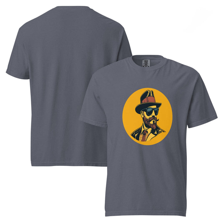 Polendo Vintage Gold Character Heavyweight T-Shirt - Polendo Design polendo vintage gold character heavyweight t-shirt