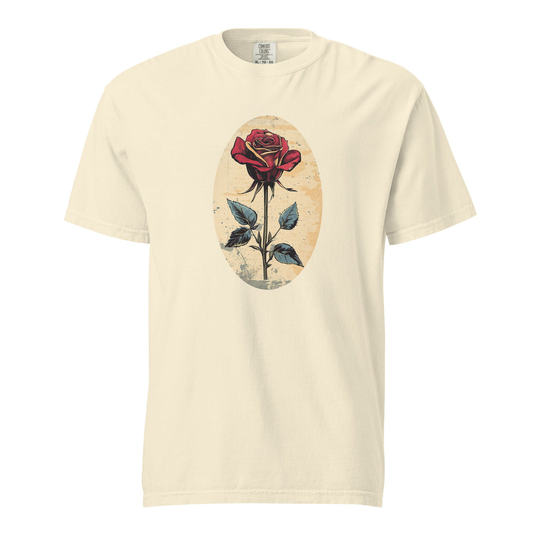 Polendo Vintage Bloom Heavyweight T-Shirt - Polendo Design polendo vintage bloom heavyweight t-shirt