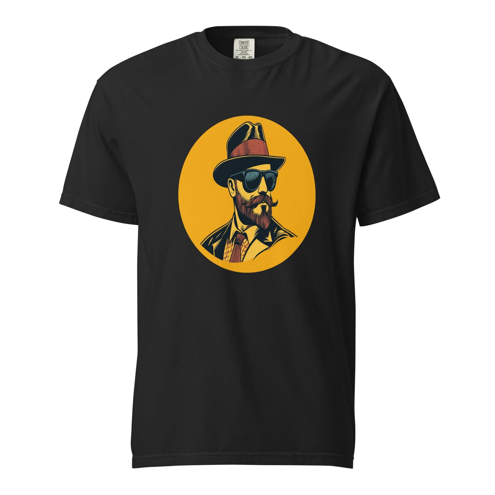 Polendo Vintage Gold Character Heavyweight T-Shirt - Polendo Design polendo vintage gold character heavyweight t-shirt