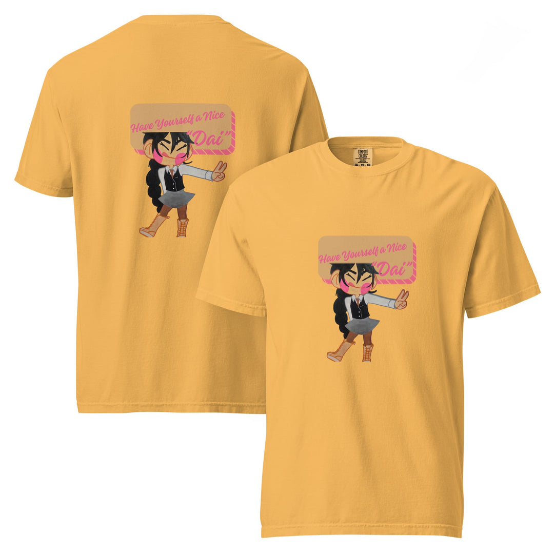 Have a Nice Dai Graphic T-Shirt – Cute Character Cotton Tee - Polendo Design graphic t-shirt