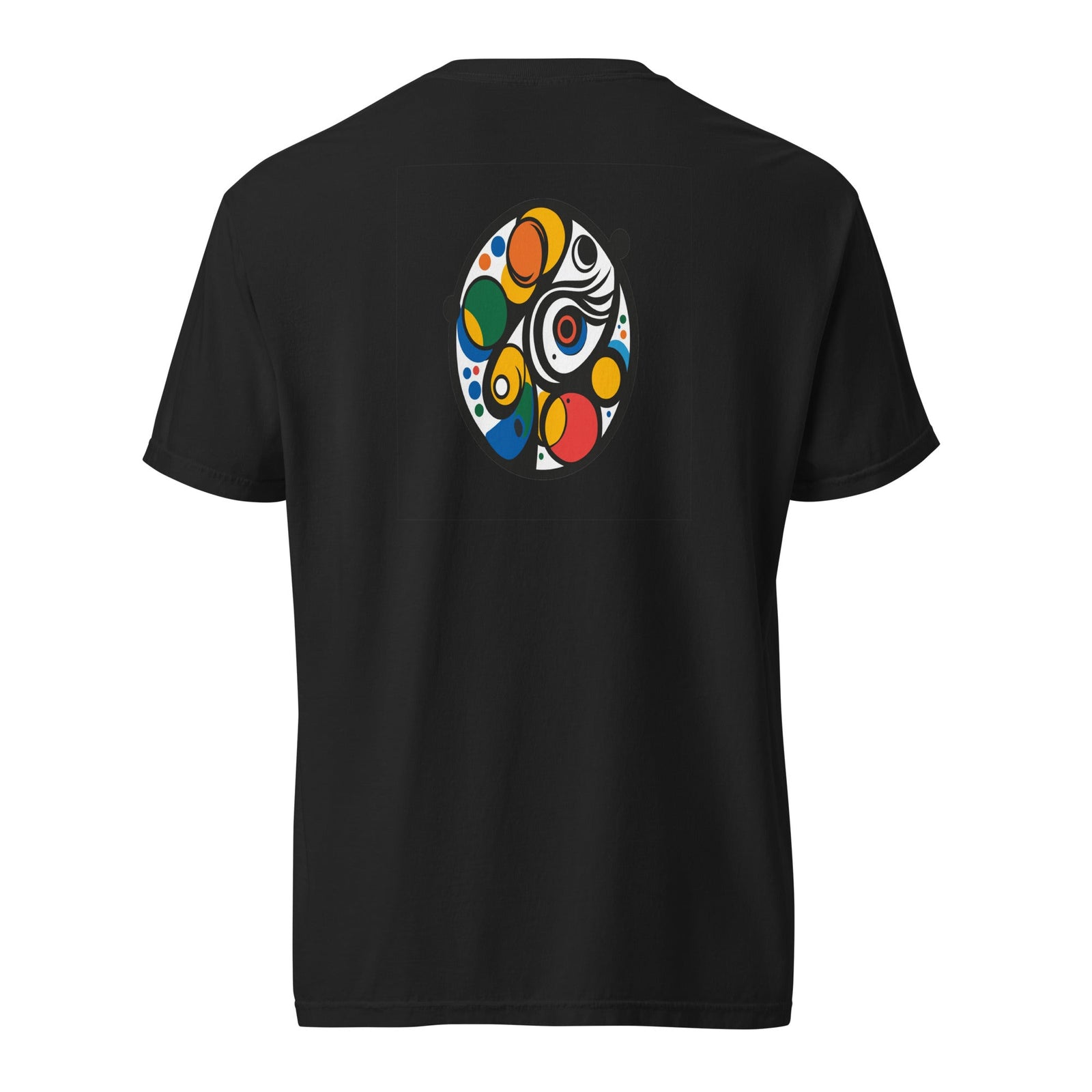 Polendo Orbit Pulse Front & Back Print Heavyweight T-Shirt - Polendo Design polendo orbit pulse front and back print t-shirt