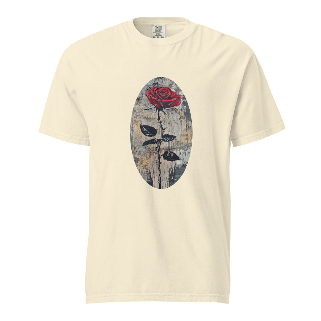 Polendo Crimson Ruin Heavyweight T-Shirt - Polendo Design polendo crimson ruin heavyweight t-shirt