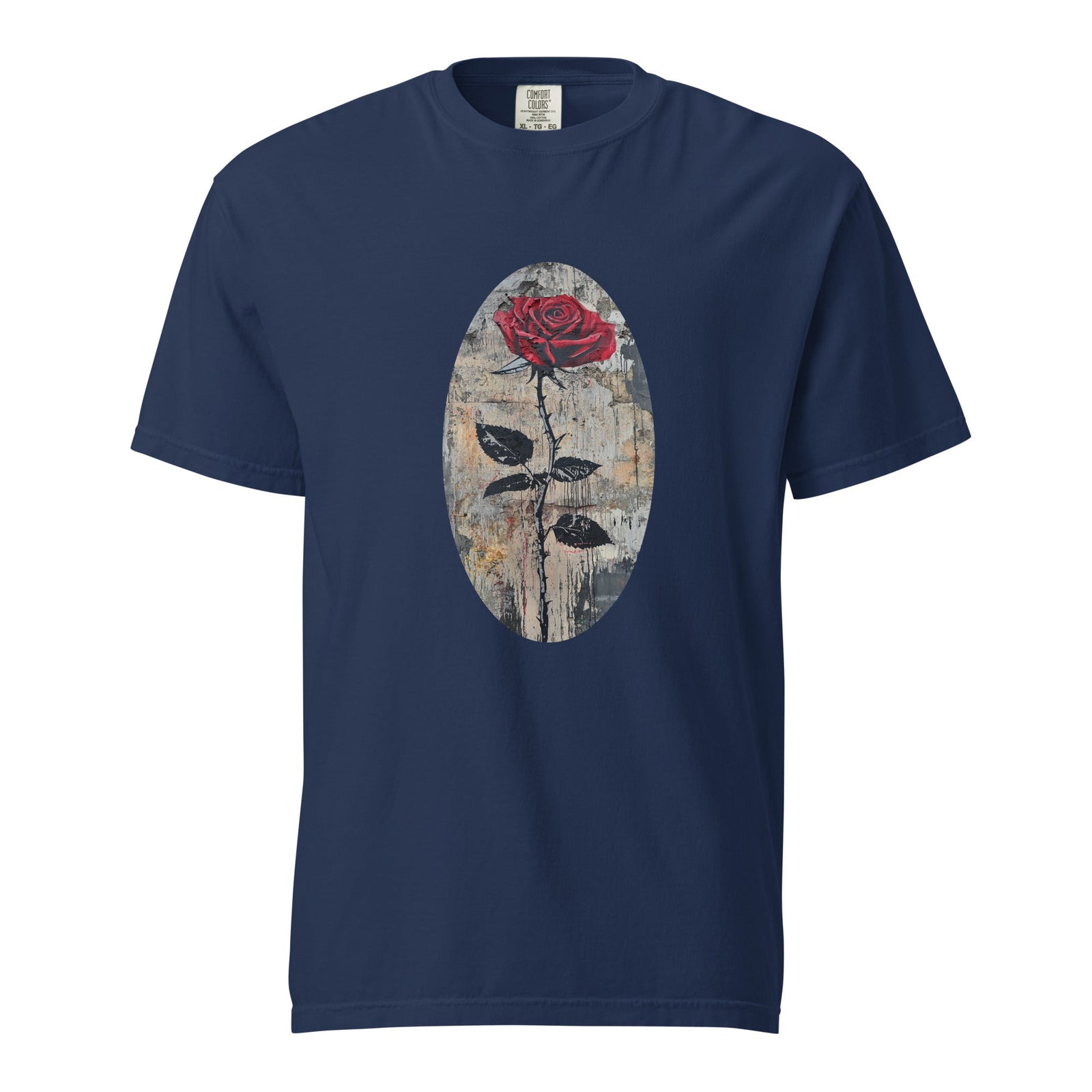 Polendo Crimson Ruin Heavyweight T-Shirt - Polendo Design polendo crimson ruin heavyweight t-shirt
