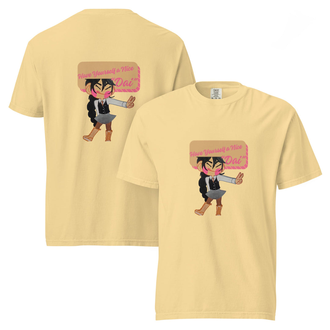 Have a Nice Dai Graphic T-Shirt – Cute Character Cotton Tee - Polendo Design graphic t-shirt