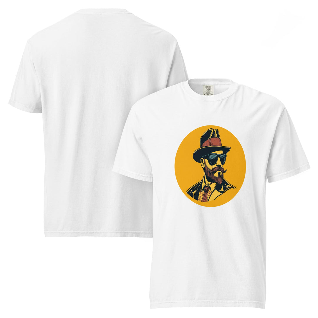 Polendo Vintage Gold Character Heavyweight T-Shirt - Polendo Design polendo vintage gold character heavyweight t-shirt